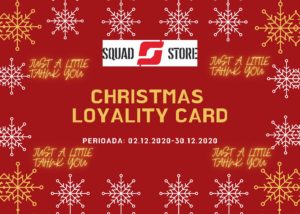 chirstmas loyality cards squad store shooting range