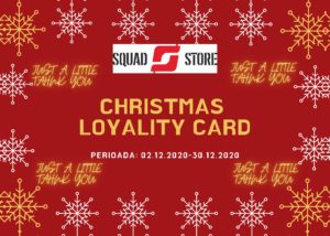 chirstmas loyality cards squad store shooting range