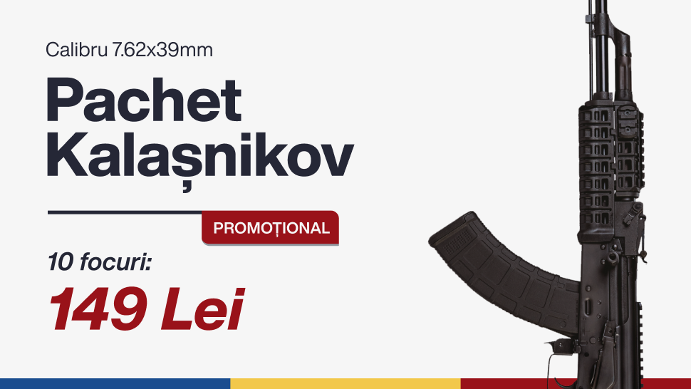 AK 1 Decembrie: Kalașnikov cal. 7.62x39mm 10 cartușe Cod 506 - imagine 1